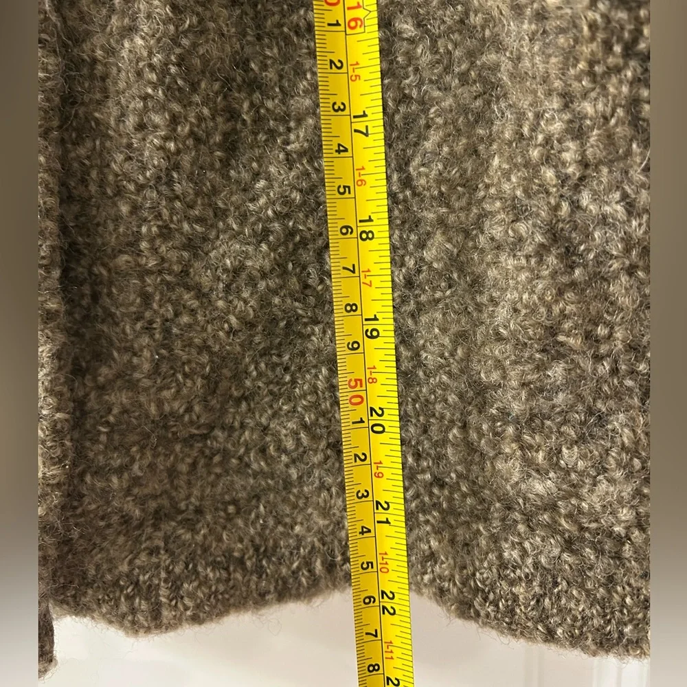 Talbots Brown Bouclé Button-Up Cardigan - Picture 8 of 8